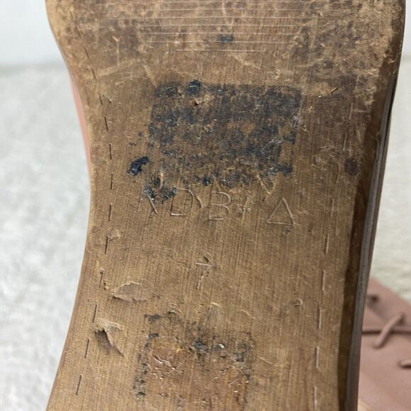 Kelsi Dagger Brooklyn Mules Slip On Pointed Toe Mauve Pink Tie Detail Womens 7 - Picture 11 of 14